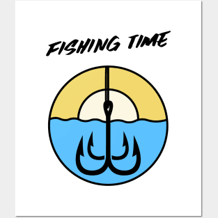 Fishing Time / Sport Fishing / Fishing Design / Fishing Lover / Fisherman gift Posters and Art